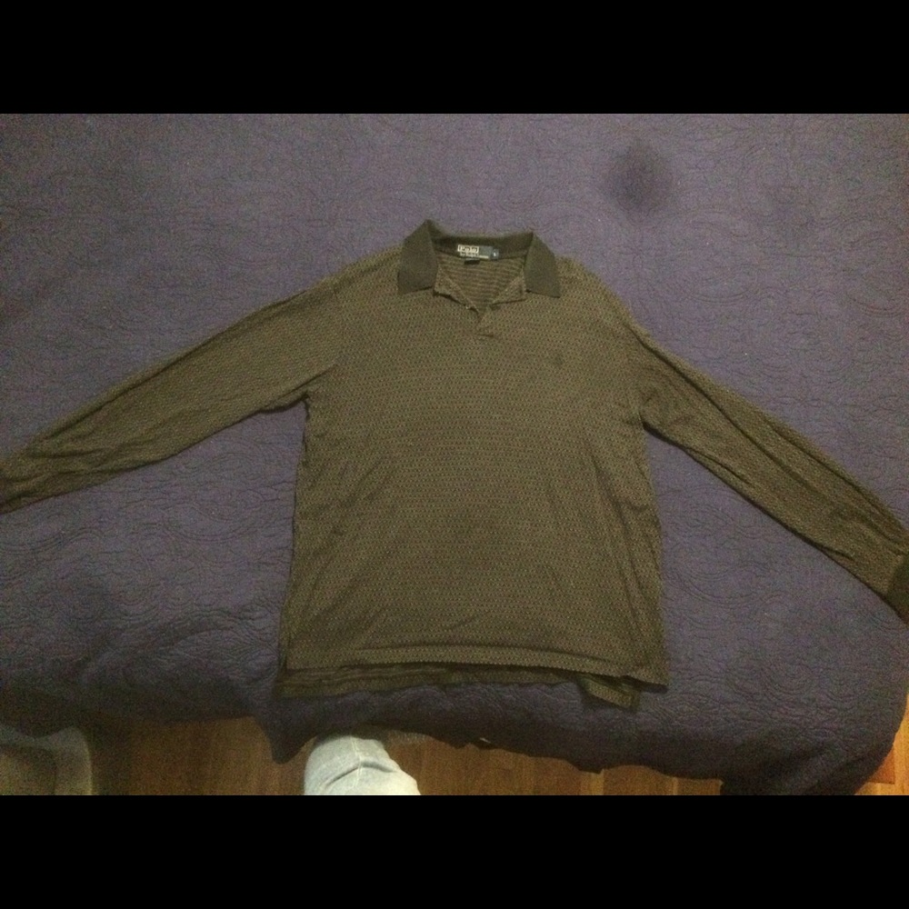 Size Large Longsleeve Golf Shirt Polo Ralph Lauren